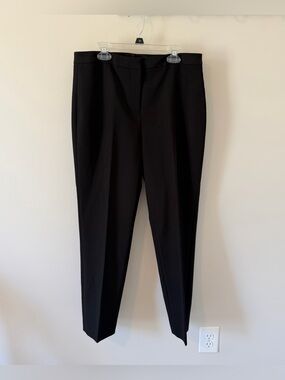 Kobi Halperin Pleated Trouser Dress Pants Straight Leg Black Size 6